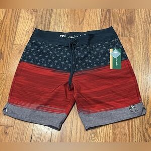 Travis Mathew Murica Fun
Boardshorts Men Sz 32 NWT